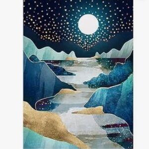 NWT Diamond Painting ZC026 Starry Night